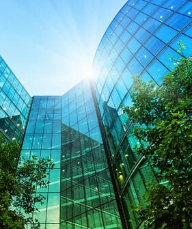 Branchen - Immobilien Glass Skyline