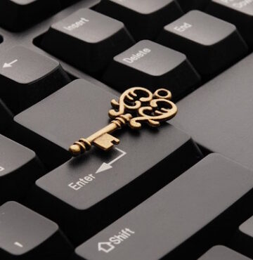 Digital Business: Key auf Keybord